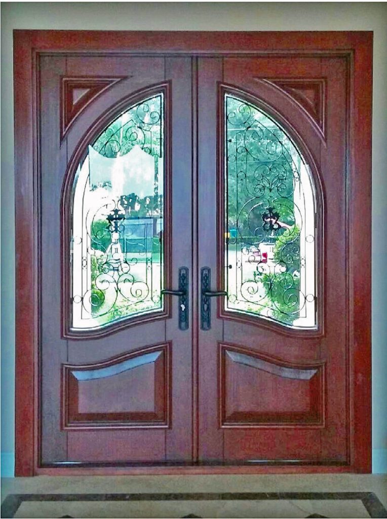 Newport Mahogany Front Door Interior Bellini Mastercraft