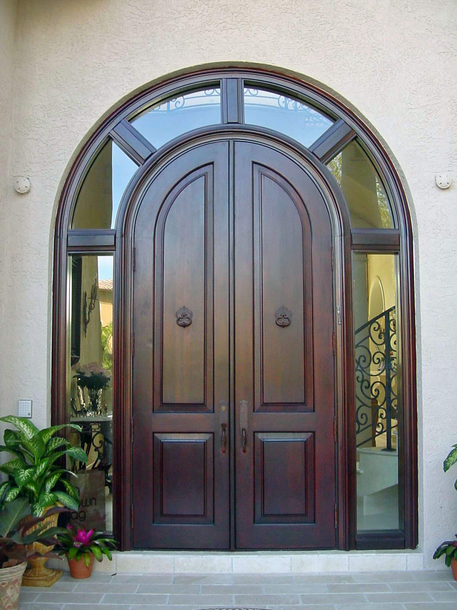 Frt. Lauderdale Impact Mahogany Doors