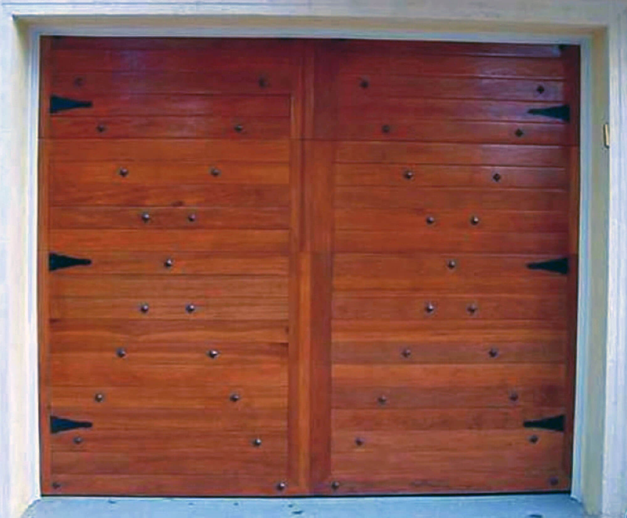 Cocoplum Mahogany Car Gate Doors