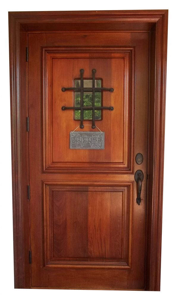 CLEARWATER DOOR WITH SPANISH GRILL. CLEARWATER DOOR WITH SPANISH GRILL.
