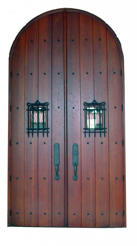 FONTAINEBLEAU DOOR WITH MOORS GRILL. FONTAINEBLEAU DOOR WITH MOORS GRILL.