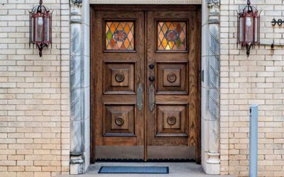 Stand Out With One of our Vintage-Inspired Mahogany Doors