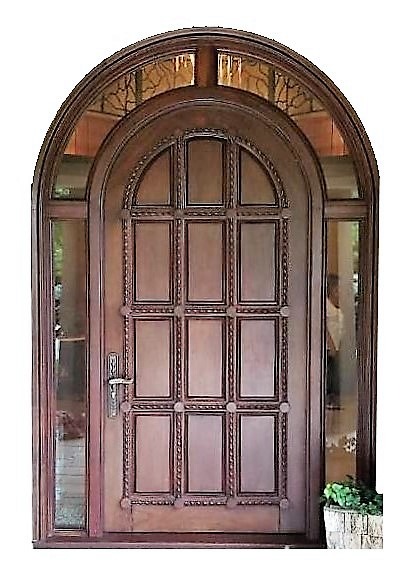 mahogany exterior door