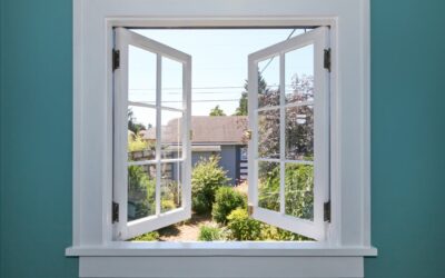 Mahogany Casement Windows