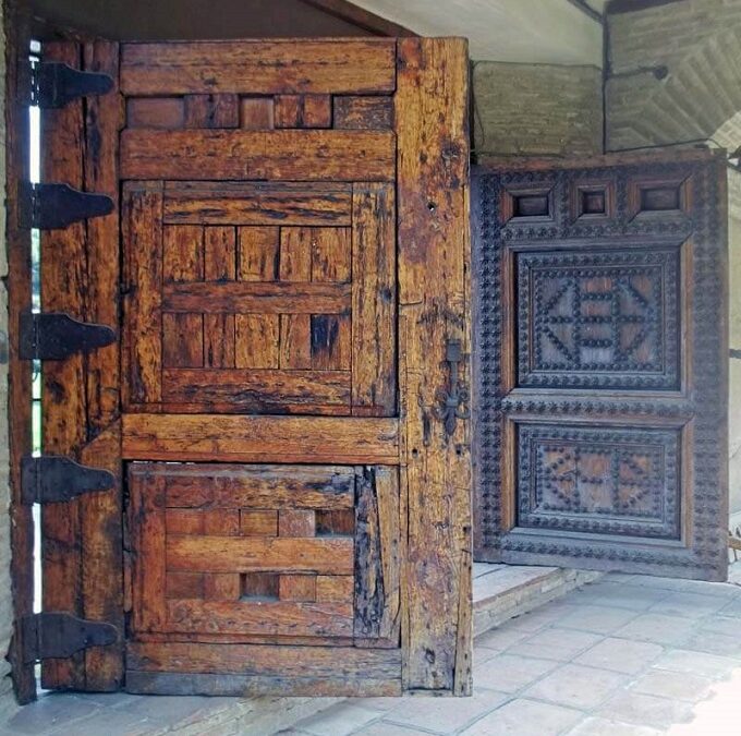 VINTAGE MAHOGANY DOORS