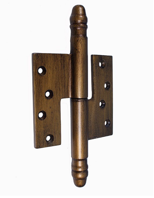 FRANKFURT 9″ PAUMELLE ANTIQUE BRASS HINGE