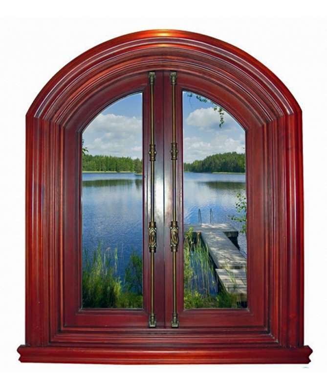 MODIGLIANI MAHOGANY CASEMENT WINDOWS