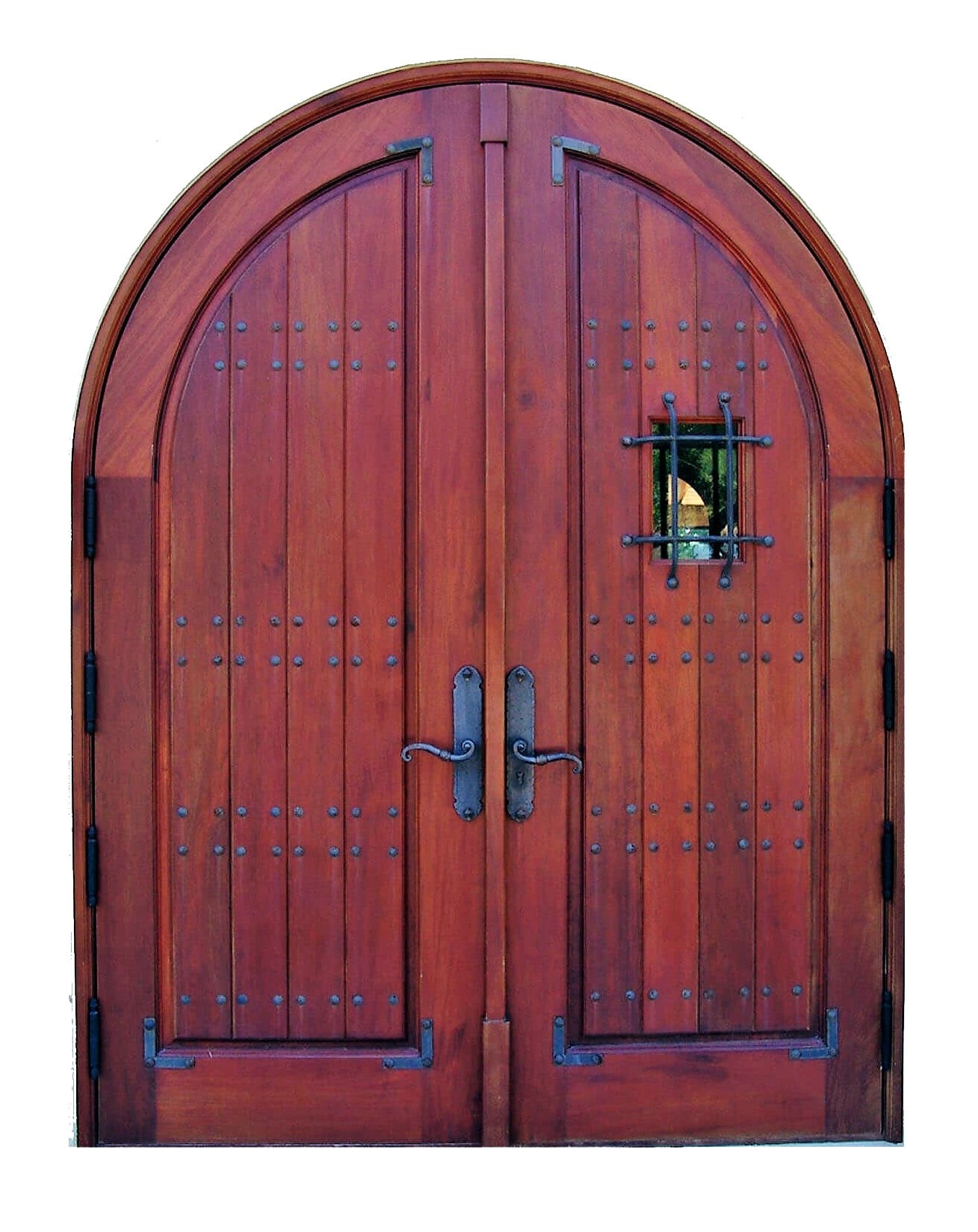 MERRIT ISLAND MAHOGANY ARCHED DOOR