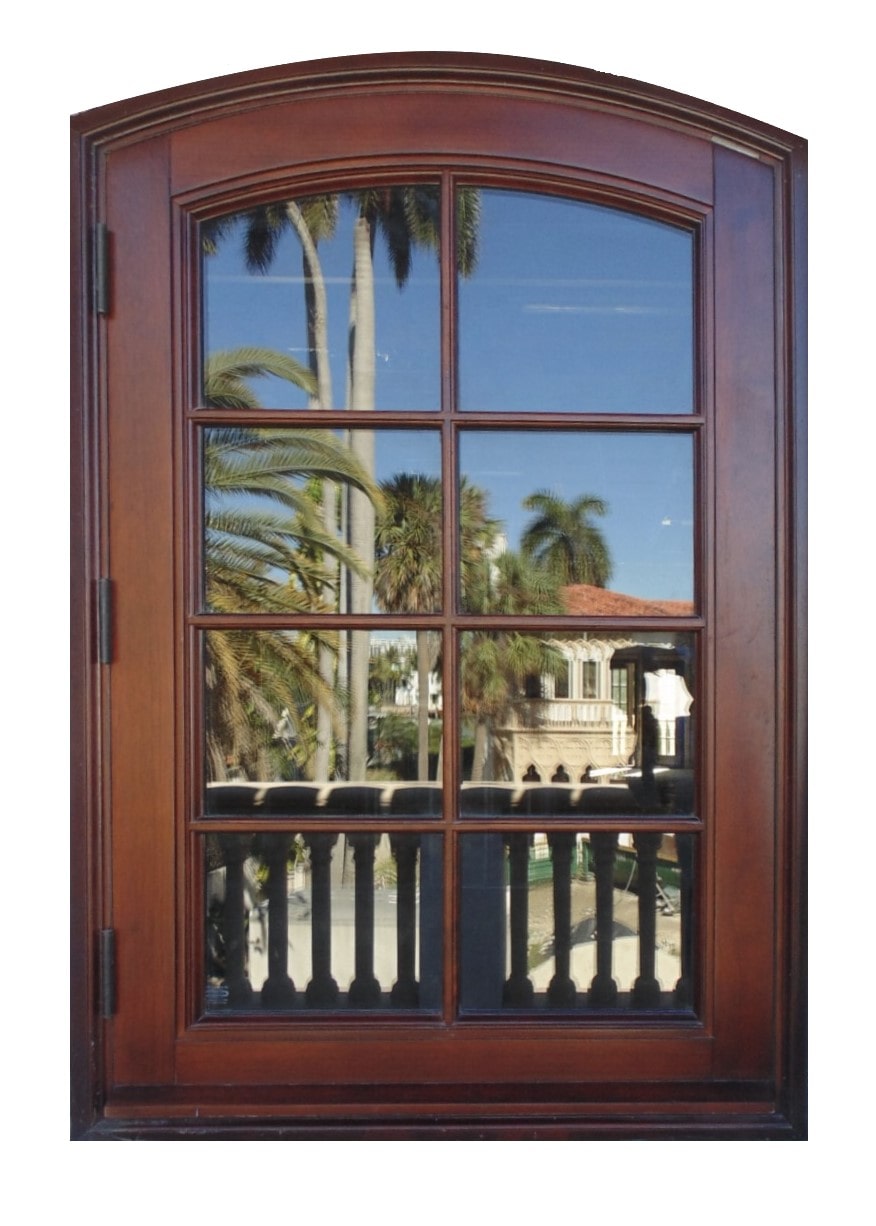 PALM ISLAND MAHOGANY CASEMENT IMPACT WINDOW