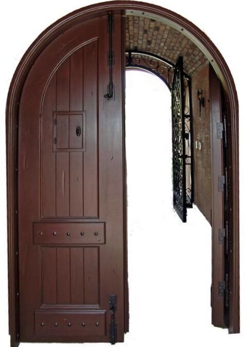 PALM ISLAND MAHOGANY GATE DOOR