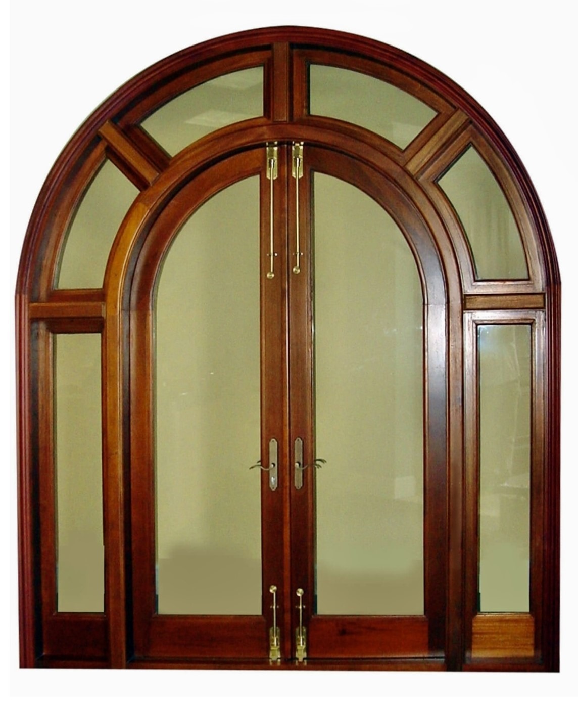 SAN ISIDRO MAHOGANY SURROUND FRENCH DOOR