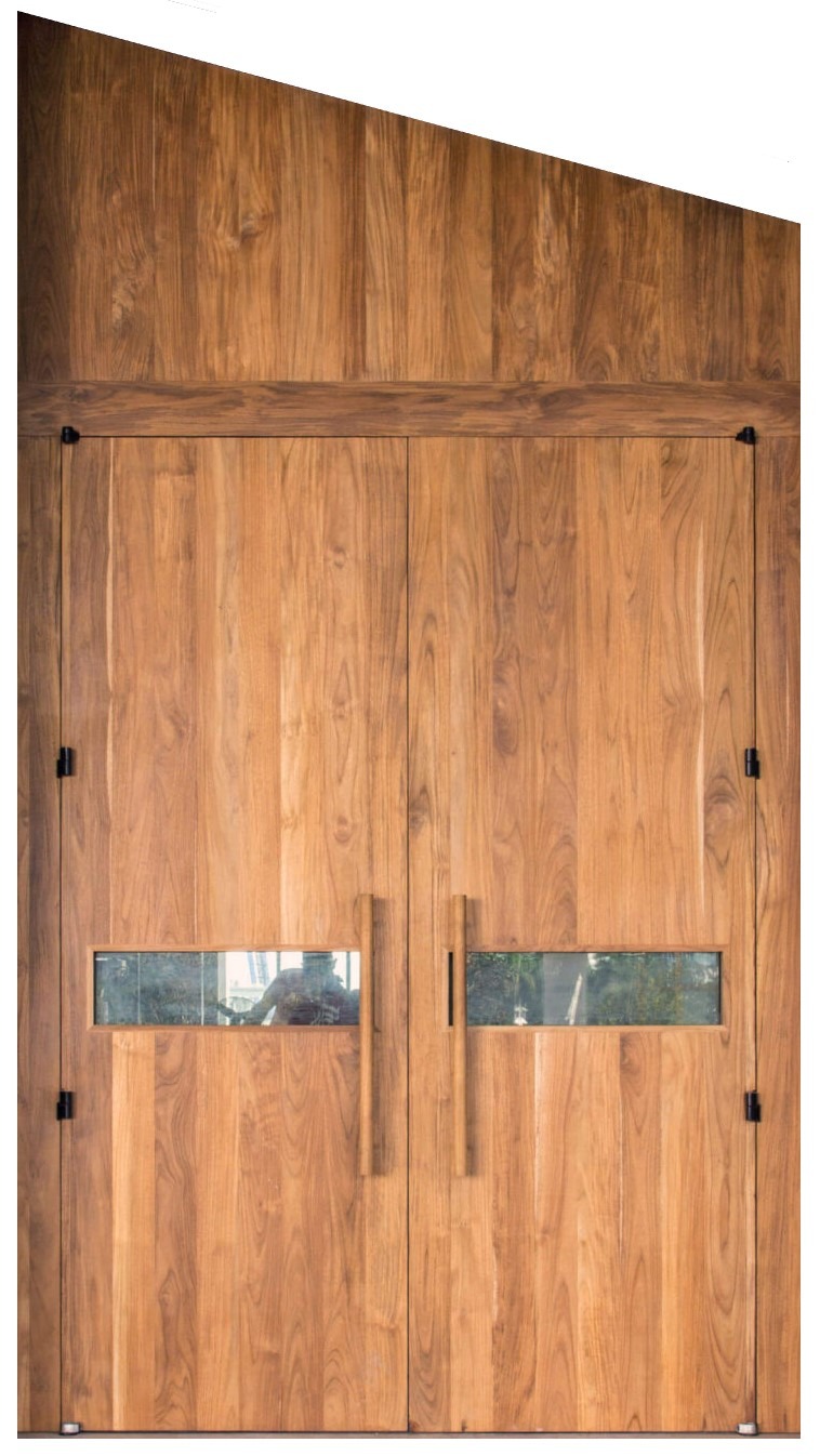 VALUSA MAHOGANY GLASS DOORS AND TRANSOM