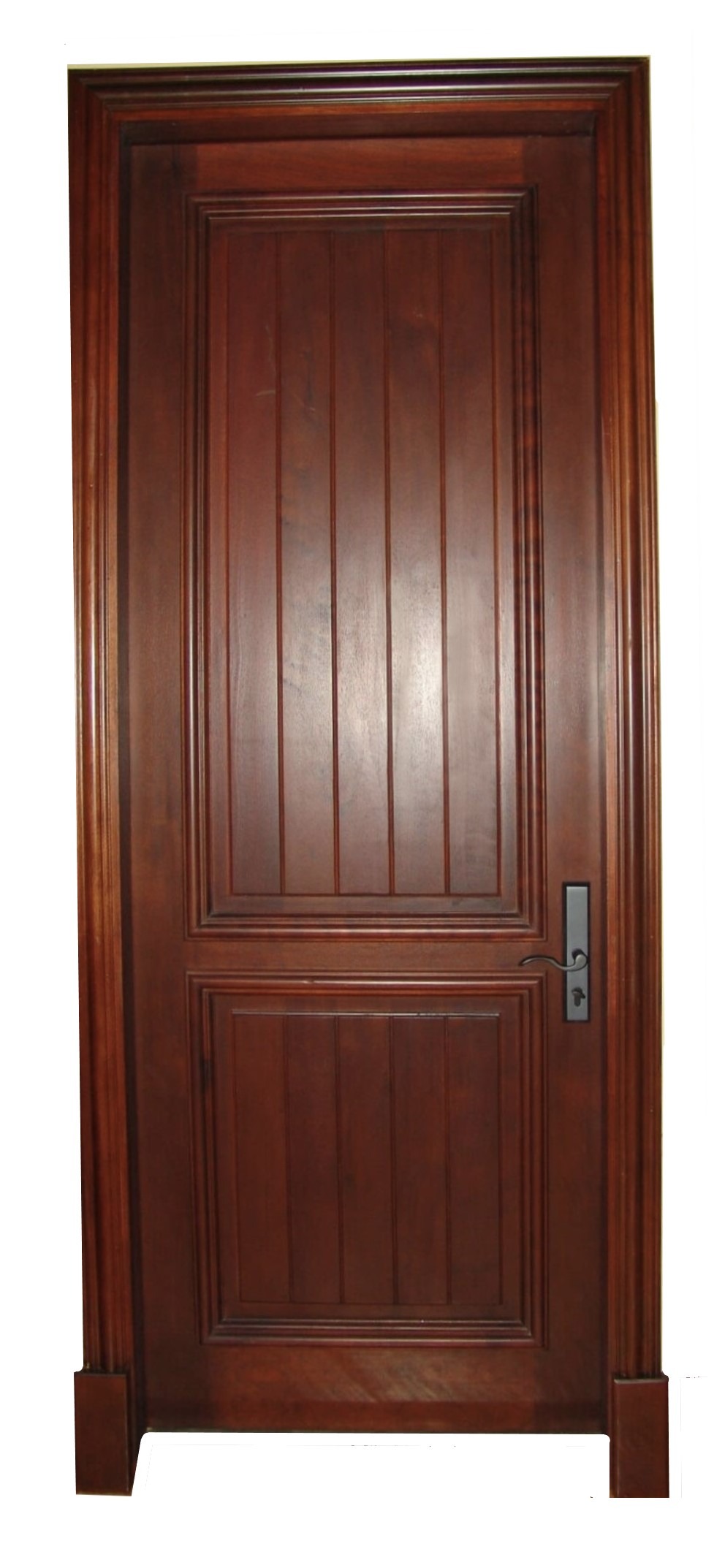 VALUSA MAHOGANY GLASS DOORS AND TRANSOM