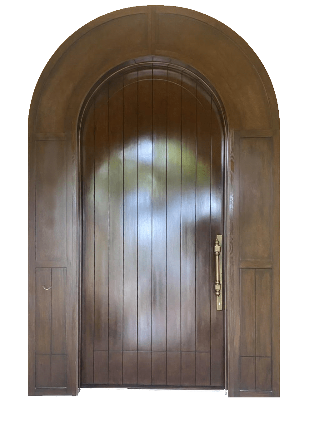 VALUSA MAHOGANY GLASS DOORS AND TRANSOM