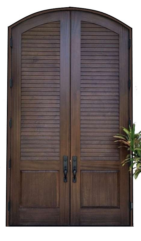 NASSAU-MAHOGANY VALUSA MAHOGANY GLASS DOORS AND TRANSOM
