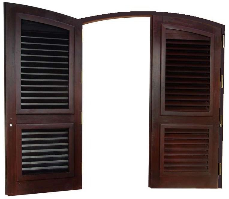 NASSAU-MAHOGANY VALUSA MAHOGANY GLASS DOORS AND TRANSOM