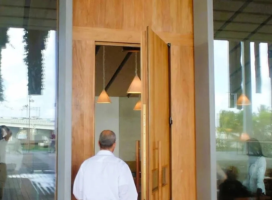 Solid Hardwood Front Door