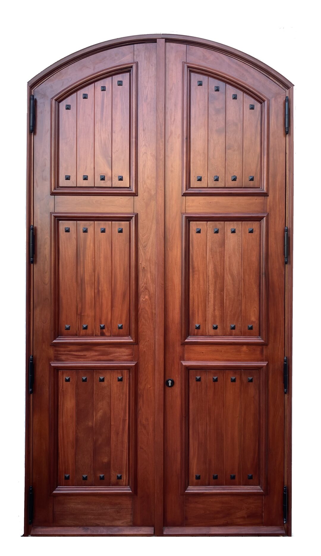 VALUSA MAHOGANY GLASS DOORS AND TRANSOM