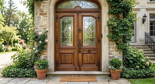 Custom French Wood Door